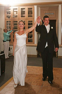 Video light girl brightly dressed in background.